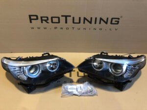 2.jpg LCI Retrofit kit OE Look Black headlights set For BMW E60 / E61 03-10 Facelift look