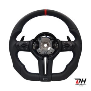 H5d13690f18874c08be546022c5bcda3bJ_1.jpg BMW Steering Wheel F Series Perforated Leather M stitching and Red 12h marking