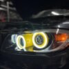 IMG_8460 Custom BMW E90/E91 RGB Headlights – Yellow Demon Eyes & Bright Angel Eyes