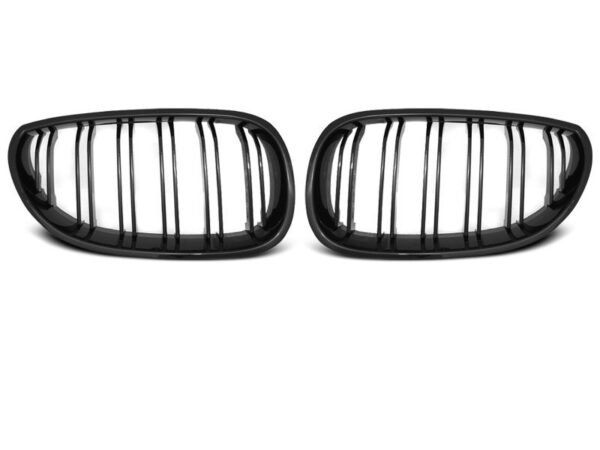M5 Gloss Black Sport Grills / Kidneys for 5 Series E60 E61 03-10